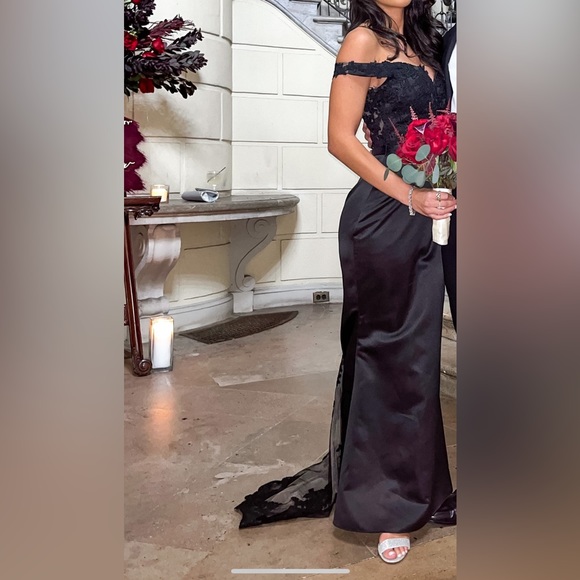 Black Tie Dress - Picture 7 of 7